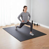 Tappetino di Protezione Sportiva Nero 213 x 152 x 0,6 cm PVC
