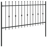 Recinzione a punte Asten Nero 200 x 150 cm