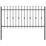 Recinzione a punte Asten Nero 200 x 150 cm