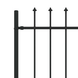 Recinzione a punte Asten Nero 200 x 200 cm