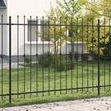 Recinzione a punte Asten Nero 200 x 200 cm