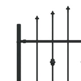 Recinzione a punte Asten Nero
