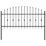 Recinzione a punte Asten Nero 200 x 130 cm