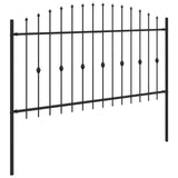 Recinzione a punte Asten Nero 200 x 150 cm