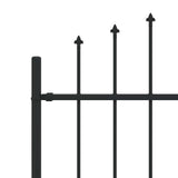 Recinzione a punte Asten Nero 200 x 200 cm