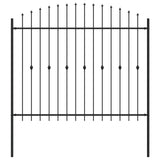 Recinzione a punte Asten Nero 200 x 200 cm