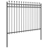 Recinzione a Cerchio TILBURG Nero