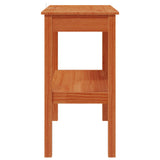 Tavolo consolle con lo scaffale Marrone Cera 80 x 40 x 75 cm