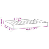 Letto per Cani Marrone cerato 101,5 x 74 x 9 cm