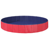 Piscina per Cani Rosso 200 x 30 cm PVC Spesso