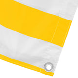 Schermo da balcone Giallo e Bianco 100 x 800 cm Tessuto Oxford