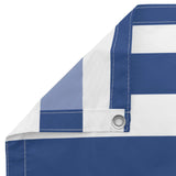 Schermo da balcone Blu e Bianco 75 x 200 cm