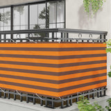 Schermo da balcone Arancione e Marrone 90 x 200 cm