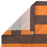 Schermo da balcone Arancione e Marrone 110 x 700 cm