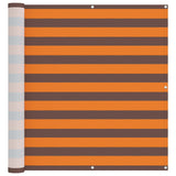 Schermo da balcone Arancione e Marrone 110 x 700 cm