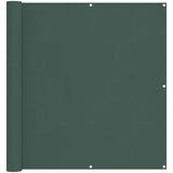 Schermo da balcone Verde Scuro 110 x 600 cm Tessuto Oxford
