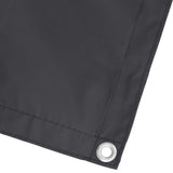 Schermo da balcone Nero 75 x 200 cm Oxford alu rivestito in PU