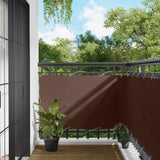 Schermo da balcone Marrone 100 x 300 cm Tessuto Oxford