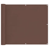 Schermo da balcone Marrone 100 x 300 cm Tessuto Oxford