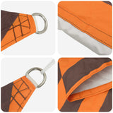 Vela da ombra solare Arancione e Marrone 3,6 x 3,6 m