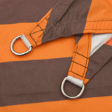 Vela da ombra solare Arancione e Marrone 3,6 x 3,6 m