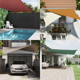 Vela da ombra solare Arancione e Marrone 3,6 x 3,6 m