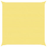 Vela da ombra solare Giallo e Bianco 7 x 7 m
