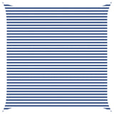 Vela da ombra solare Blu e Bianco 5 x 5 m