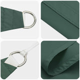 Vela da ombra solare Verde Scuro 6 x 2,5 m