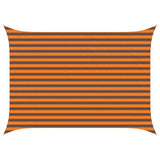 Vela da ombra solare Arancione e Marrone 3,5 x 2,5 m