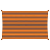 Vela da ombra solare Arancione e Marrone 8 x 5 m
