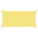 Vela da ombra solare Giallo e Bianco 4 x 2 m