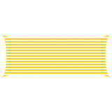 Vela da ombra solare Giallo e Bianco 5 x 2 m