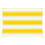 Vela da ombra solare Giallo e Bianco 5  3,5 m