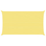 Vela da ombra solare Giallo e Bianco 7 x 4 m