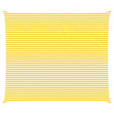 Vela da ombra solare Giallo e Bianco 7 x 6 m
