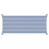 Vela da ombra solare Blu e Bianco 4,5 x 2 m
