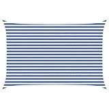 Vela da ombra solare Blu e Bianco 4,5 x 3 m