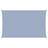 Vela da ombra solare Blu e Bianco 8 x 5 m