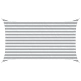 Vela da ombra solare Grigio chiaro e bianco 3,5 x 2 m