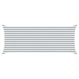 Vela da ombra solare Grigio chiaro e bianco 5 x 2 m