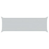 Vela da ombra solare Grigio chiaro e bianco 6 x 2 m