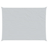 Vela da ombra solare Grigio chiaro e bianco 8 x 6 m