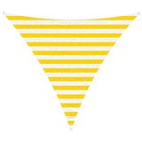 Telo Ombra da Esterno Giallo e Bianco 2 x 2 x 2 m