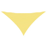 Vela da ombra solare Giallo e Bianco 7 x 5 x 5 m