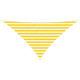 Vela da ombra solare Giallo e Bianco 2,5 x 2,5 x 3,5 m