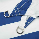 Telo Ombra da Esterno Blu e Bianco 2 x 2 x 2 m