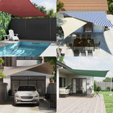 Telo Ombra da Esterno Blu e Bianco 2 x 2 x 2 m