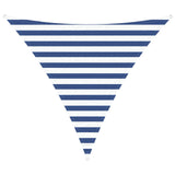 Telo Ombra da Esterno Blu e Bianco 2 x 2 x 2 m