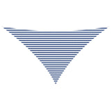Vela da ombra solare Blu e Bianco 7 x 5 x 5 m